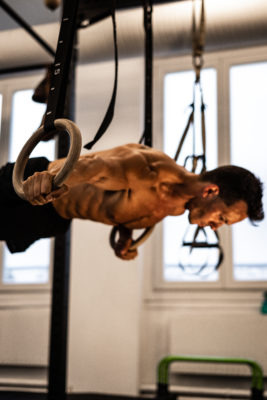 Push up anneaux